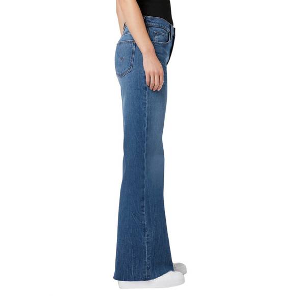 NEW HUDSON jodie high rise flare jean in blue water